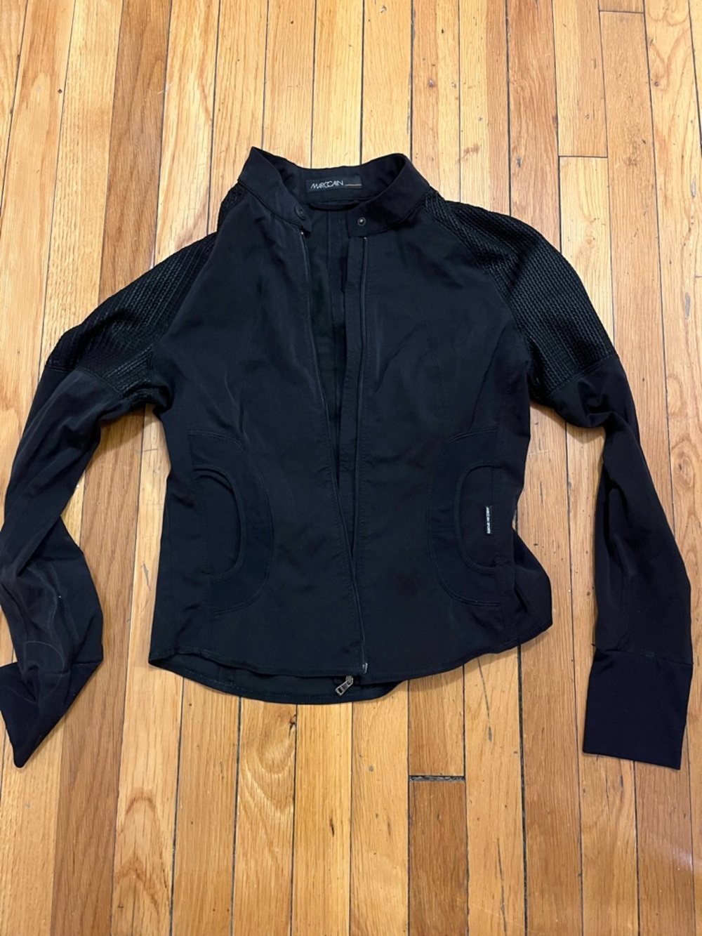 Marc Cain Black Women's Utility Zip-Front Jacket